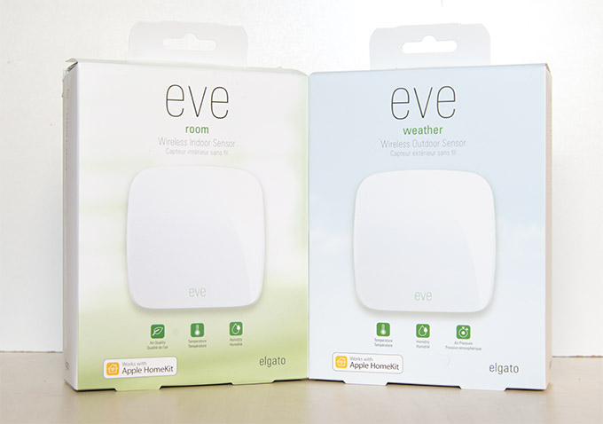 Elgato Eve Weather y Eve Room