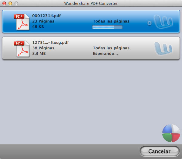 Convert PDF files