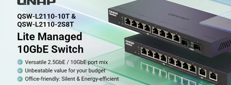 NP: QNAP presenta la serie QSW 2000 de switches gestionables Lite, que permite a las pymes pasar sin problemas a redes troncales 10GbE de alta velocidad